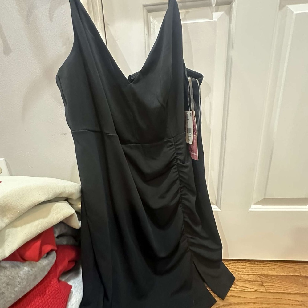 Black snitch dress